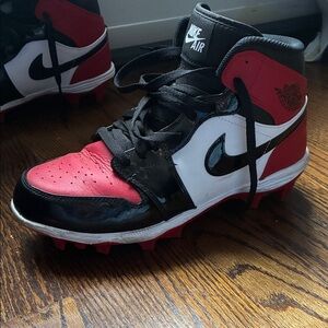 Nike  Air Jordan Cleats
Red, Black, and White